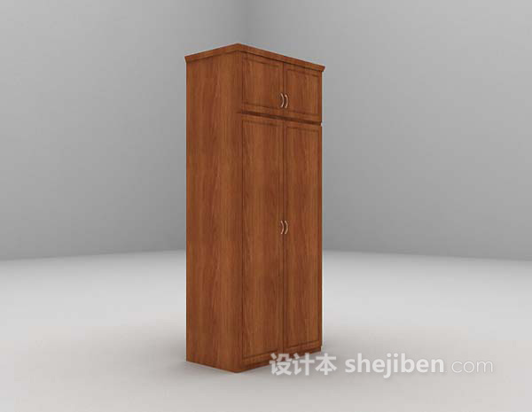 中式衣柜3d模型下载