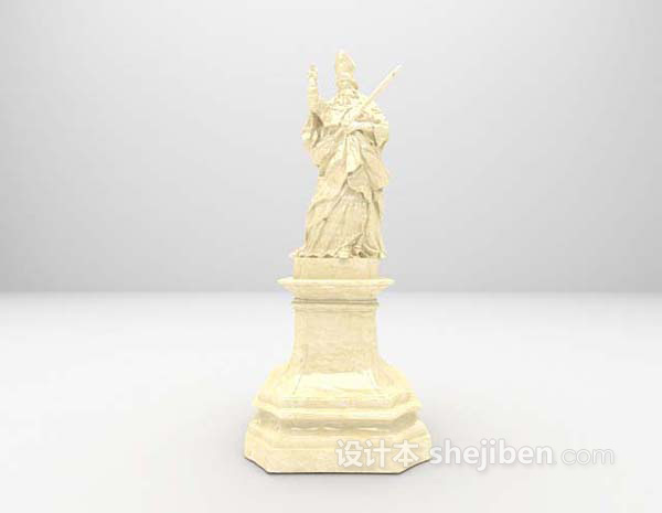 人物雕塑品推荐3d模型下载