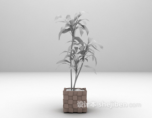 盆栽3d模型下载