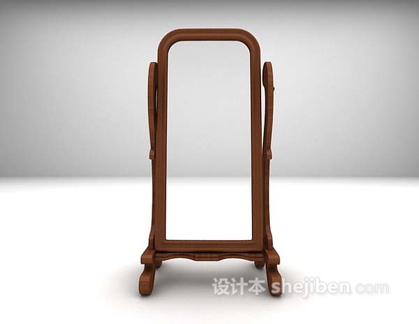 方形镜框3d模型下载