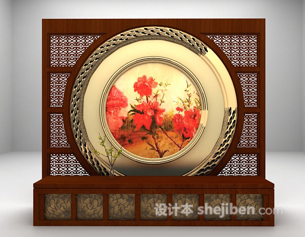 背景墙免费3d模型下载