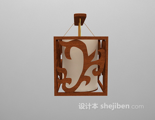 中式吊灯推荐3d模型下载