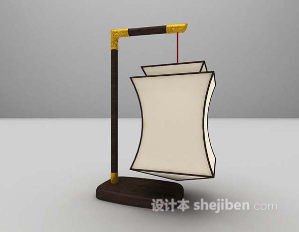 个性台灯3d模型下载