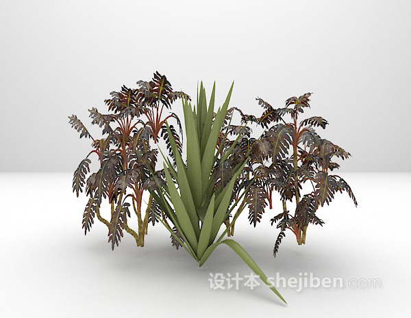 植物3d模型下载