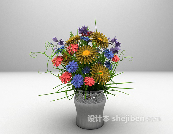 花束3d模型下载