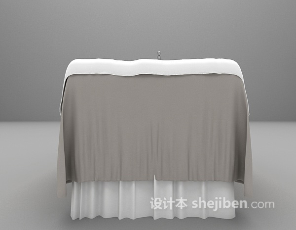 按摩床3d模型下载