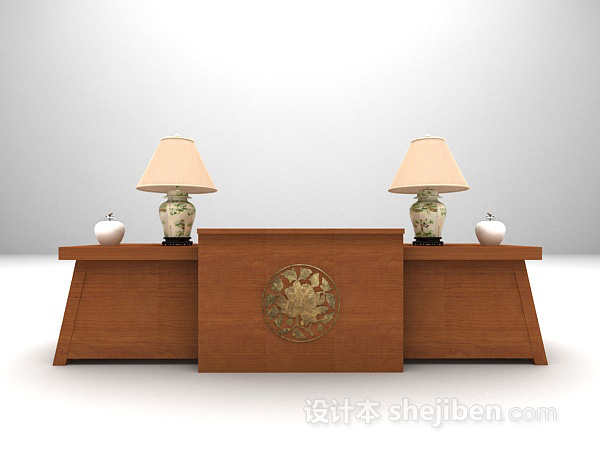灰色边几免费3d模型下载