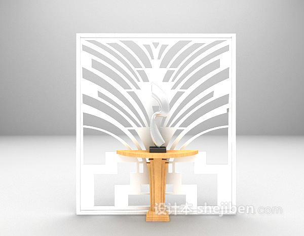 背景墙装饰3d模型下载