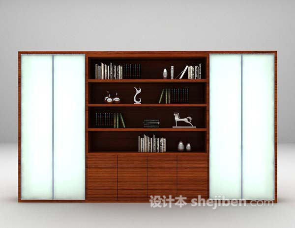 木质展示柜大全3d模型下载