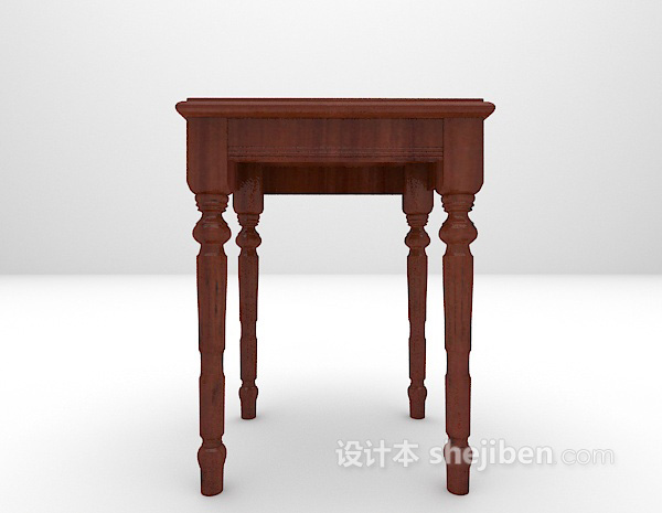 木质装饰架3d模型下载