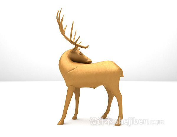 梅花鹿3d模型下载