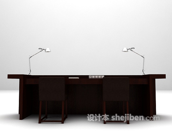 会议桌3d模型下载