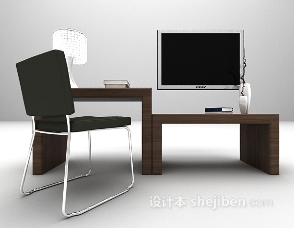 电视柜免费3d模型下载