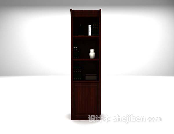 现代展示柜推荐3d模型下载