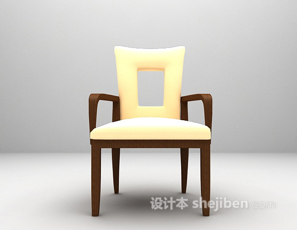 现代家居椅3d模型下载