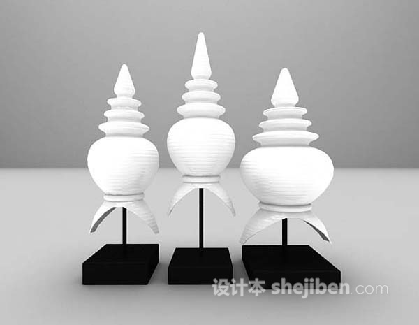 装饰雕塑品3d模型下载