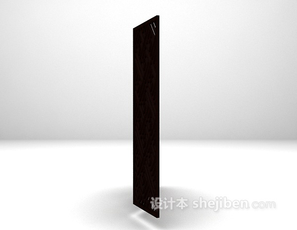 隔断屏风3d模型下载