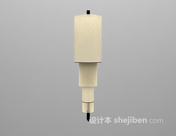 白色壁灯3d模型下载