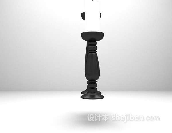 烛台3d模型下载