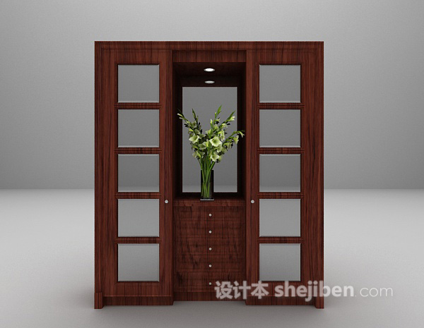 边柜3d模型下载