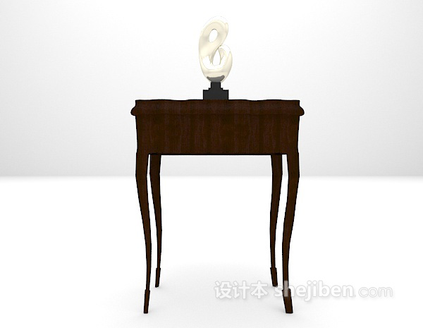 中式装饰架免费3d模型下载