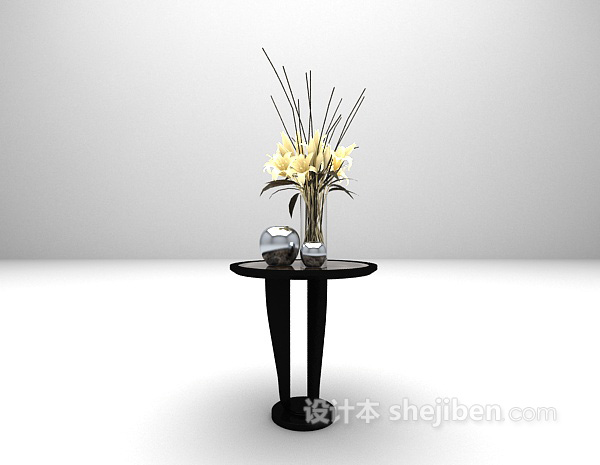 现代花架3d模型下载