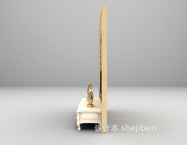 背景墙3d模型下载