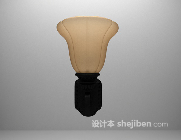 欧式白色壁灯推荐3d模型下载