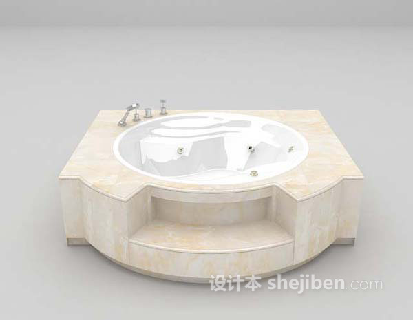 浴缸3d模型下载