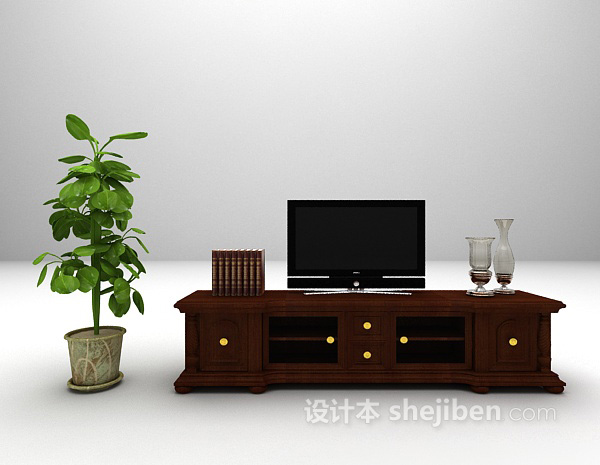 电视柜max推荐3d模型下载