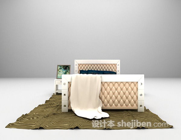 床具3d模型下载