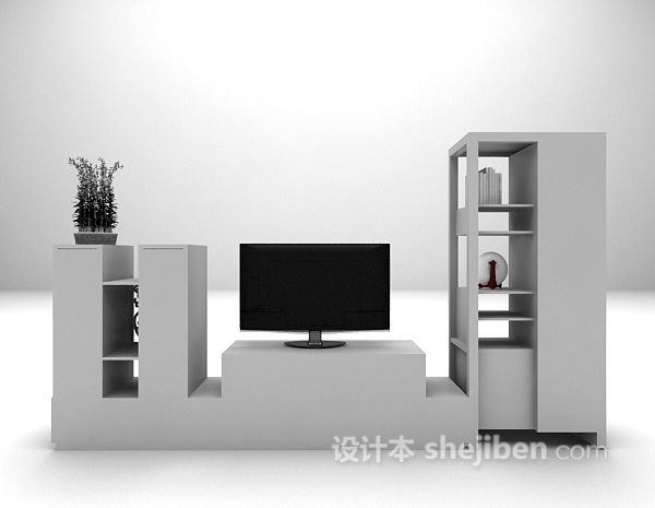 电视柜大全3d模型下载