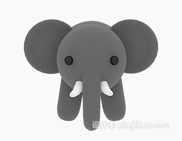 家庭儿童玩具大象3d模型下载