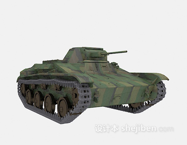 坦克武器免费3d模型下载
