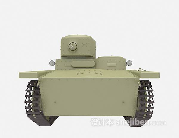 坦克免费3d模型下载