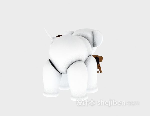 一堆儿童动物玩具3d模型下载