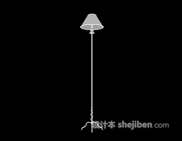 免费落地灯3d模型下载