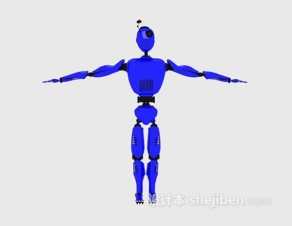 儿童机器人摆件3d模型下载