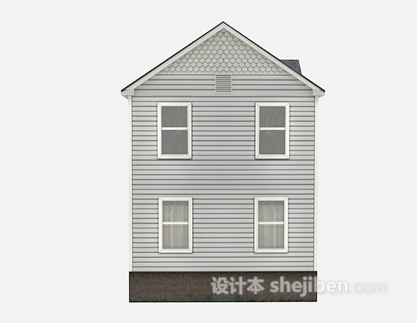 简欧风格别墅3d模型下载