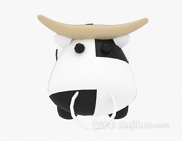 儿童玩具奶牛3d模型下载