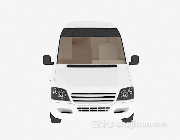大巴车汽车3d模型下载