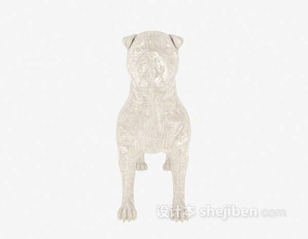 狗 动物3d模型下载
