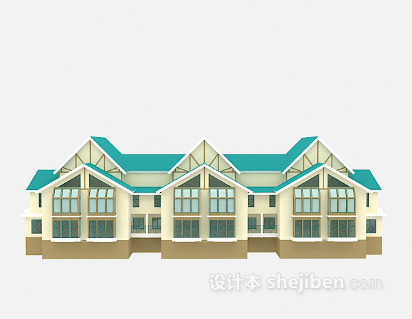 免费别墅3d模型下载