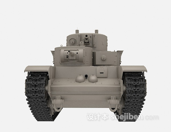 坦克3d模型下载