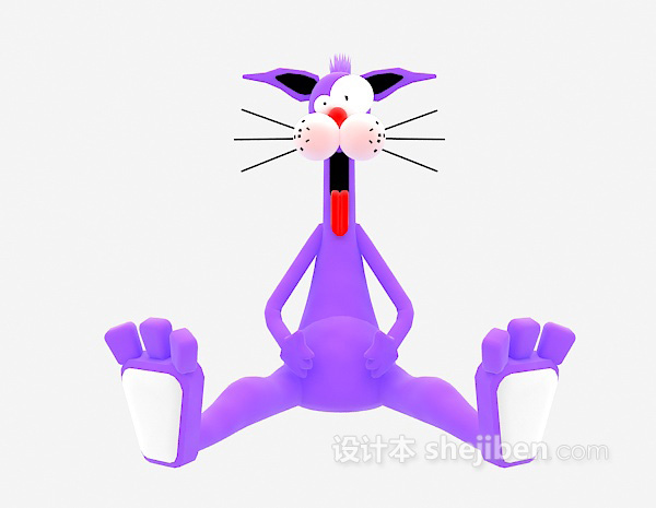 儿童玩具猫3d模型下载