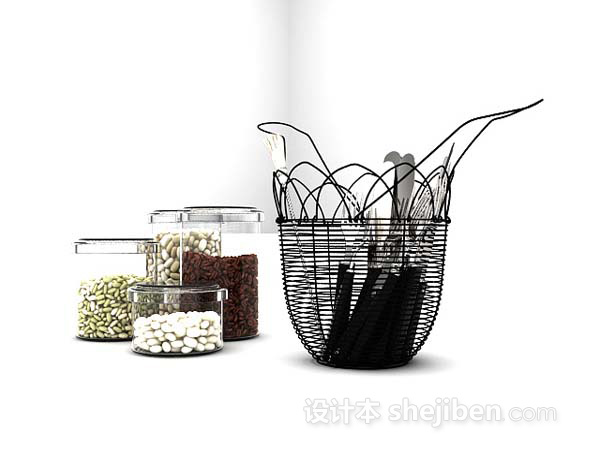 厨房用具推荐3d模型下载