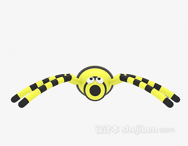 蜘蛛玩具3d模型下载