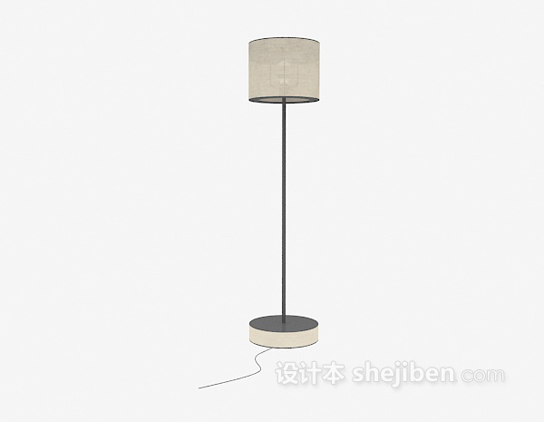 大气落地灯3d模型下载