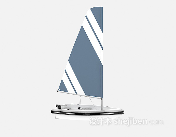 帆船游艇3d模型下载