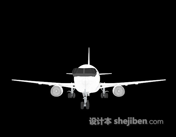 航空飞机3d模型下载